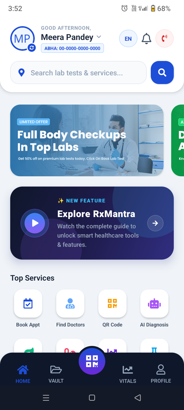 Patient Health Mobile App
